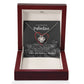 To My Beautiful Valentine Necklace - Love Knot Necklace Gift(Yellow and White Gold Variants)