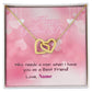 Galentine's Day Necklace Gift - Interlocking Hearts Necklace