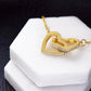 Dear Soulmate Necklace - Interlocking Hearts Necklace