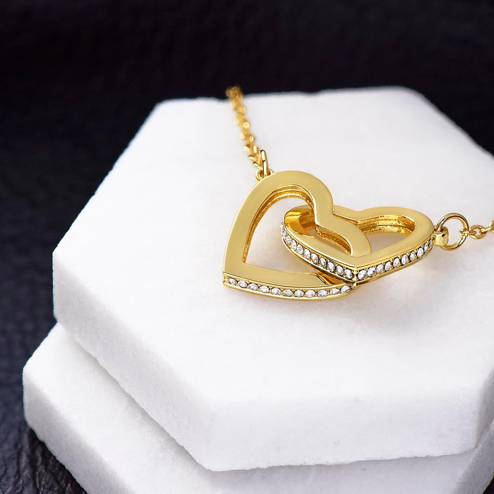 Dear Soulmate Necklace - Interlocking Hearts Necklace