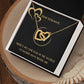 Dear Soulmate Necklace - Interlocking Hearts Necklace