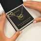 Dear Soulmate Necklace - Interlocking Hearts Necklace