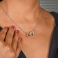 Dear Soulmate Necklace - Interlocking Hearts Necklace