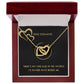 Dear Soulmate Necklace - Interlocking Hearts Necklace