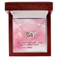 Galentine's Day Necklace Gift - Interlocking Hearts Necklace