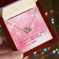 Galentine's Day Necklace Gift - Interlocking Hearts Necklace