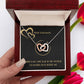 Dear Soulmate Necklace - Interlocking Hearts Necklace