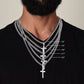 To My Dad from Son Gift | Cuban Chain with Artisan Cross Necklace