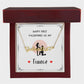 Valentines day necklace for Fiance - Heart Name Necklace