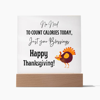 Unique Happy Thanksgiving Plaque for a loved one