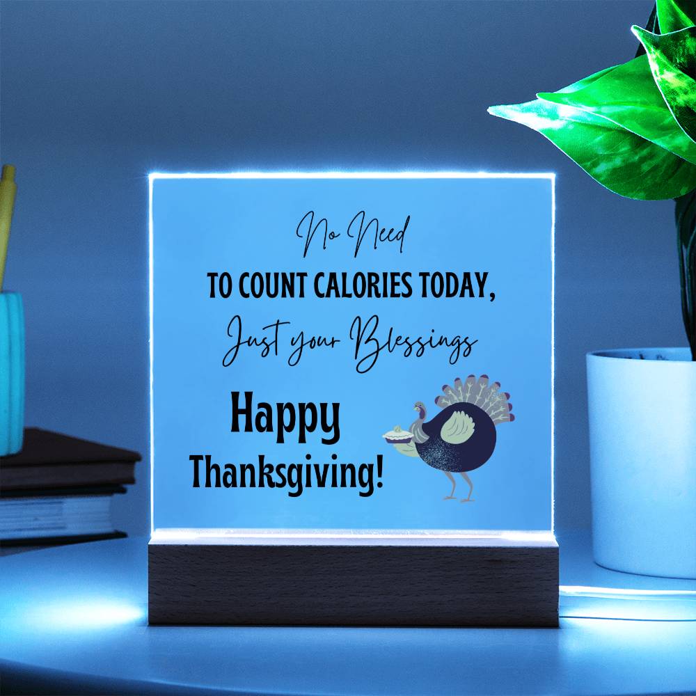 Unique Happy Thanksgiving Plaque for a loved one