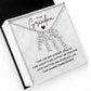 To Our Grandma Necklace gift from grandchildren  - Multi Vertical Name Necklace with a message card