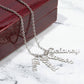 To Our Grandma Necklace gift from grandchildren  - Multi Vertical Name Necklace with a message card