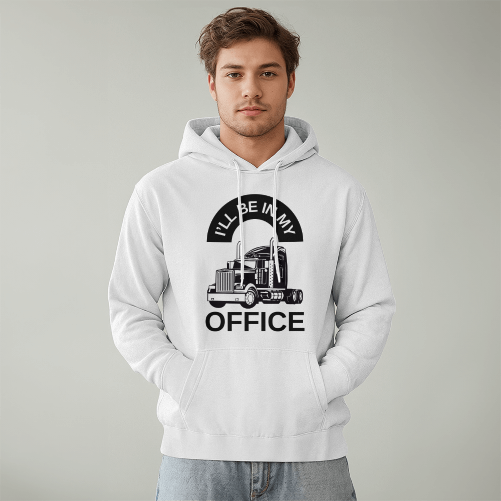 Truck Driver Hoodie, Trucker Hoodie, Trucker Gift, Trucking Life, Truck Driver Gift, Office Hoodie, On The Road, Haul Gift