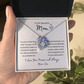 To My Beautiful Mom Gift-From Son, Forever Love Necklace, Mother's Day, Birthday, Celebration, Gift for Mom