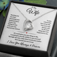 To My Wife Necklace , Wife Gift Necklace for Women, Forever Love Necklace