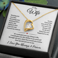 To My Wife Necklace , Wife Gift Necklace for Women, Forever Love Necklace
