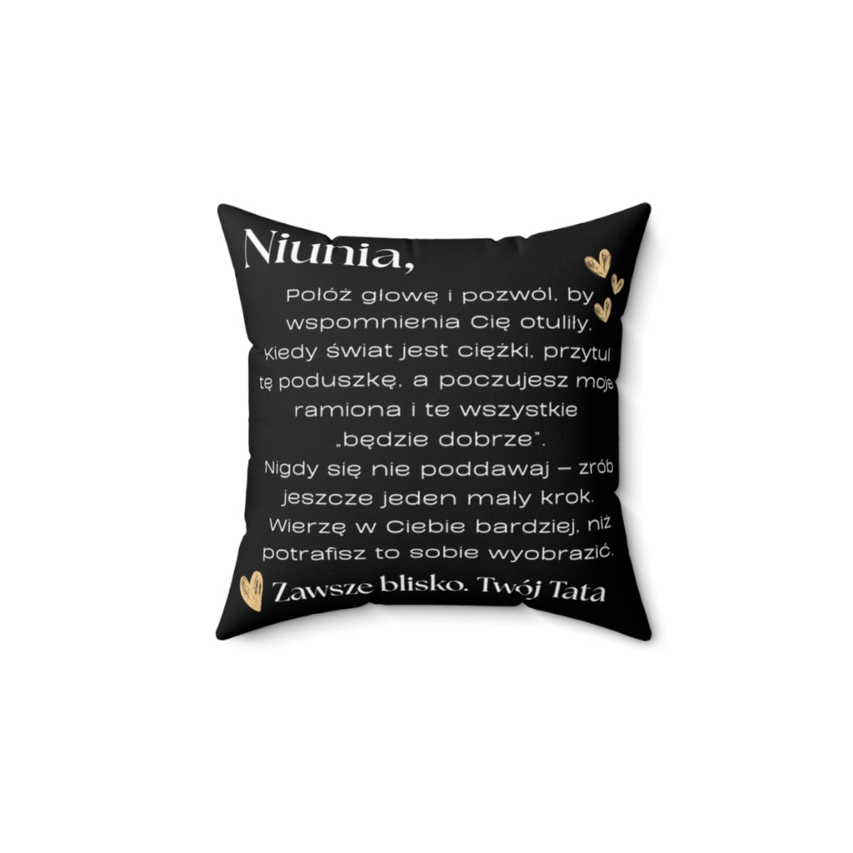 Daughter Spun Polyester Square Pillow