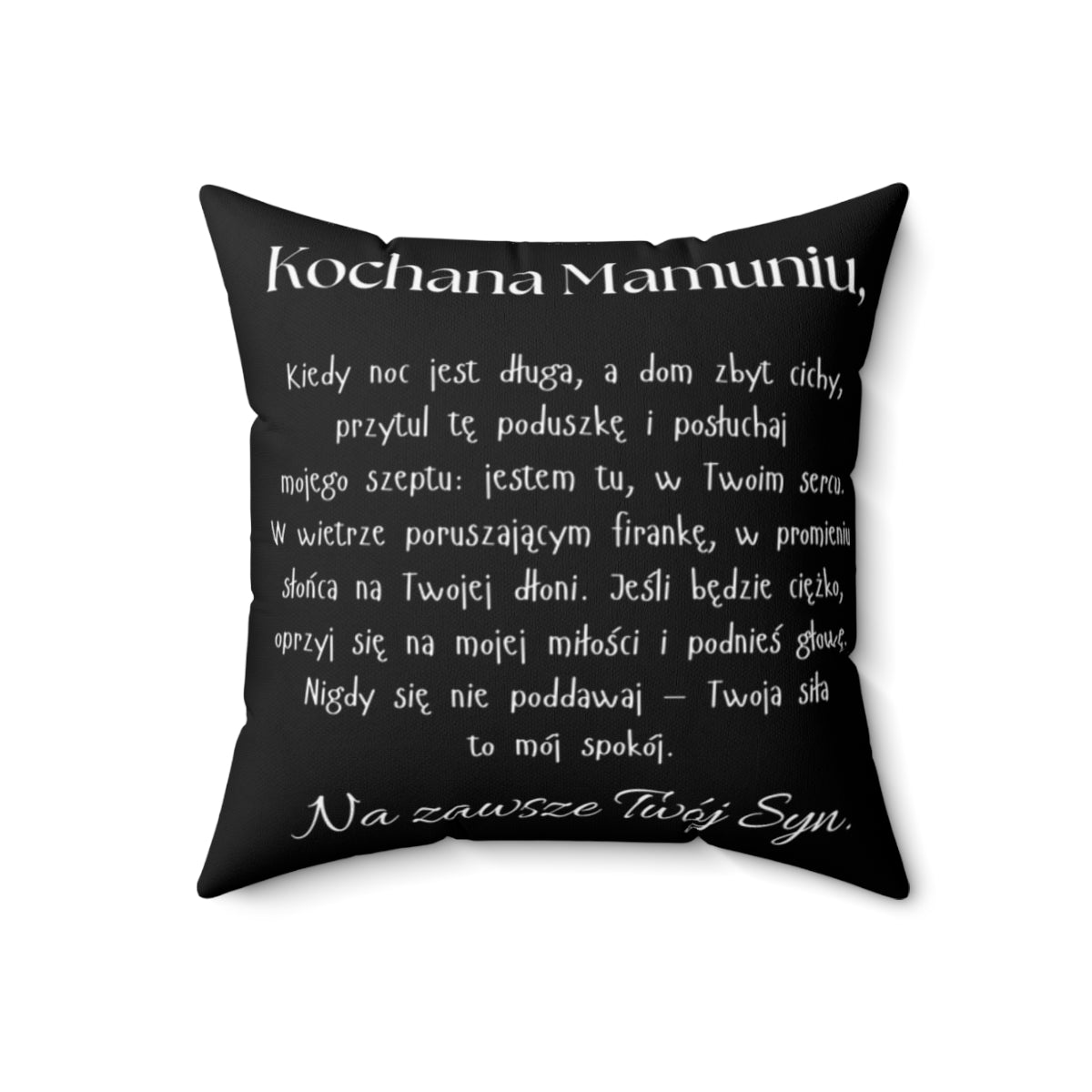 Spun Polyester Square Pillow