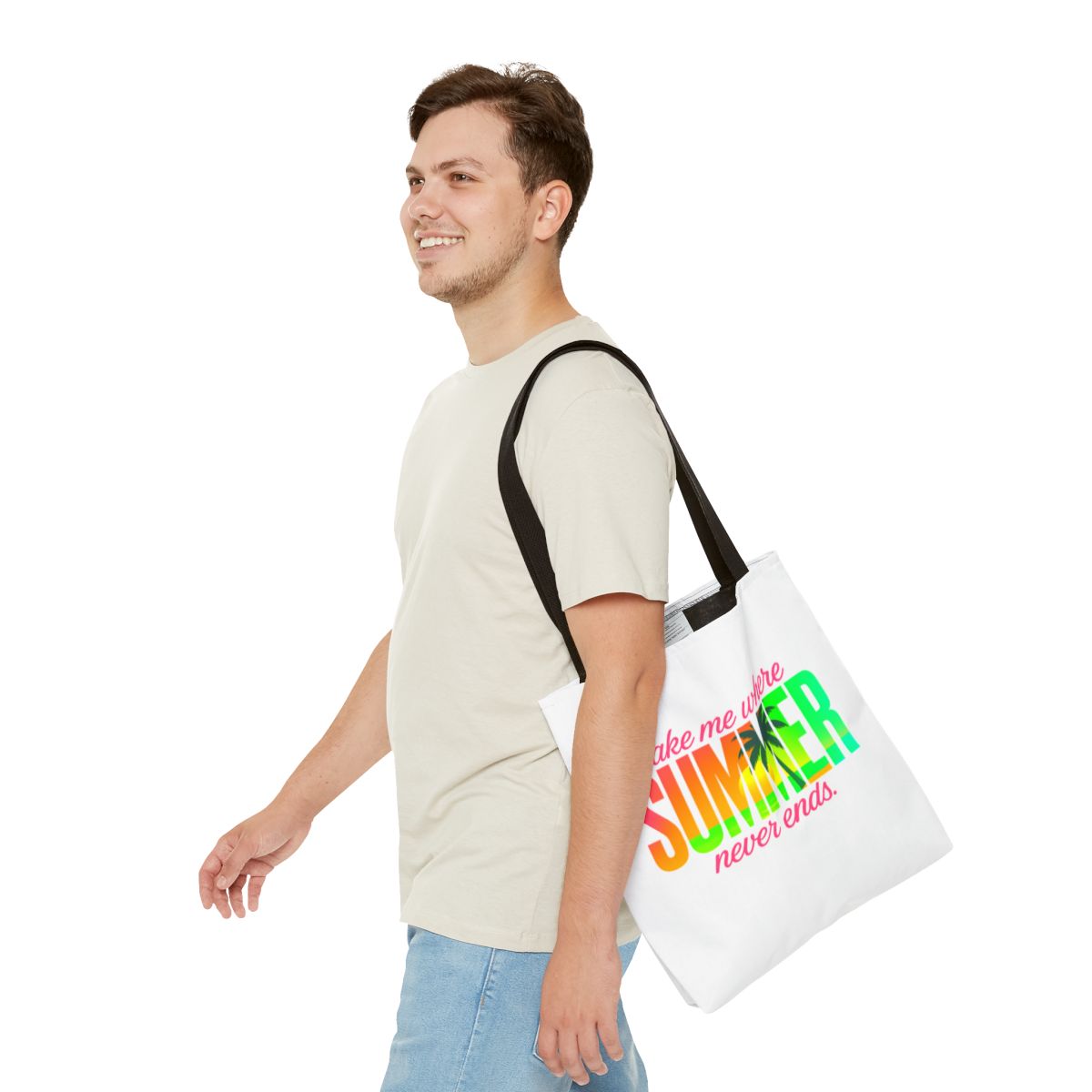 Summer Tote Bag - Take Me Where Summer Never Ends