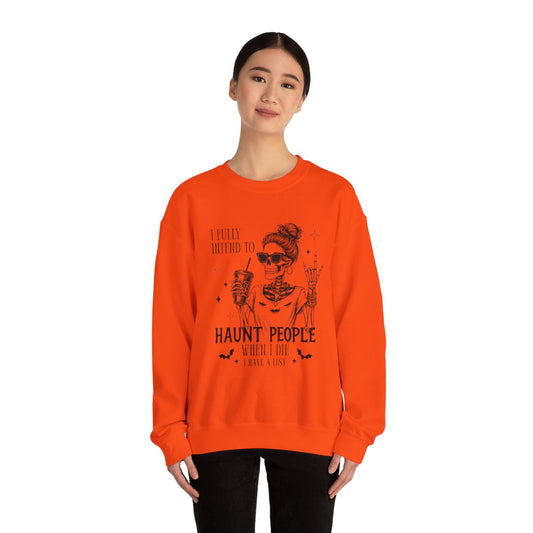Funny Halloween Sweatshirt, Unisex Heavy Blend™ Crewneck Sweatshirt