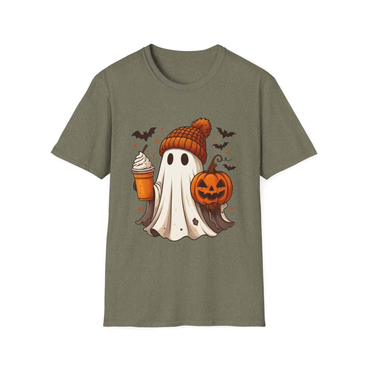 Halloween Ghost T-shirt, Halloween Gift, Fall Shirt, Cute Spooky Ghost Halloween Tshirt