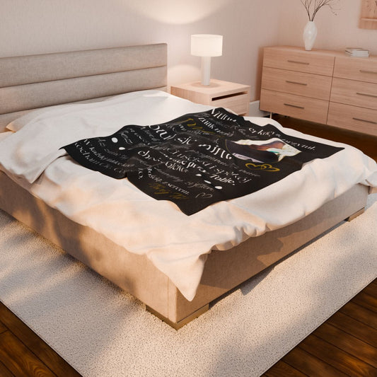 Daughter Velveteen Plush Blanket