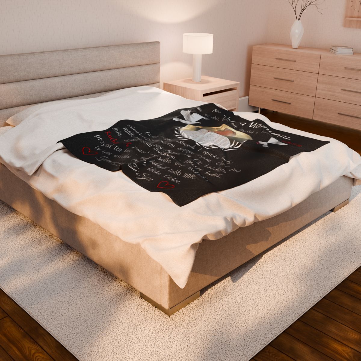Mom Velveteen Plush Blanket